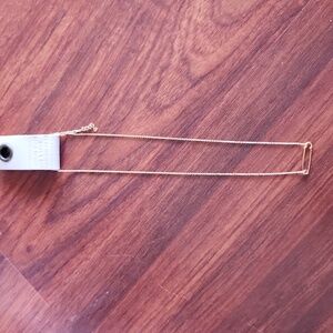 Amthropologie Safety Pin Necklace